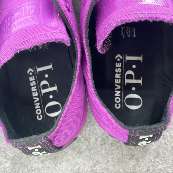 Converse OPI Low Top Purple Classic Sneakers Runners Women’s Size 7 Men’s 5 - Picture 7 of 15